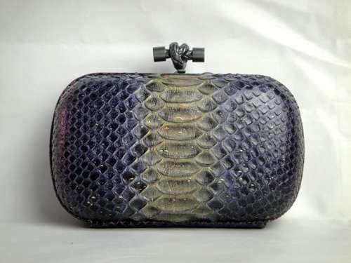 Bottega Veneta Clutches New Knot 8651 Grey Blue